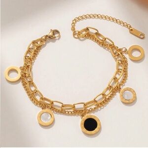 Gold Layered Numerical Bracelet